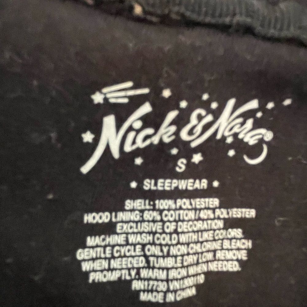 Nick & Nora Cheetah Cat Print Zipper Hooded Onesie Small - Picture 7 of 9